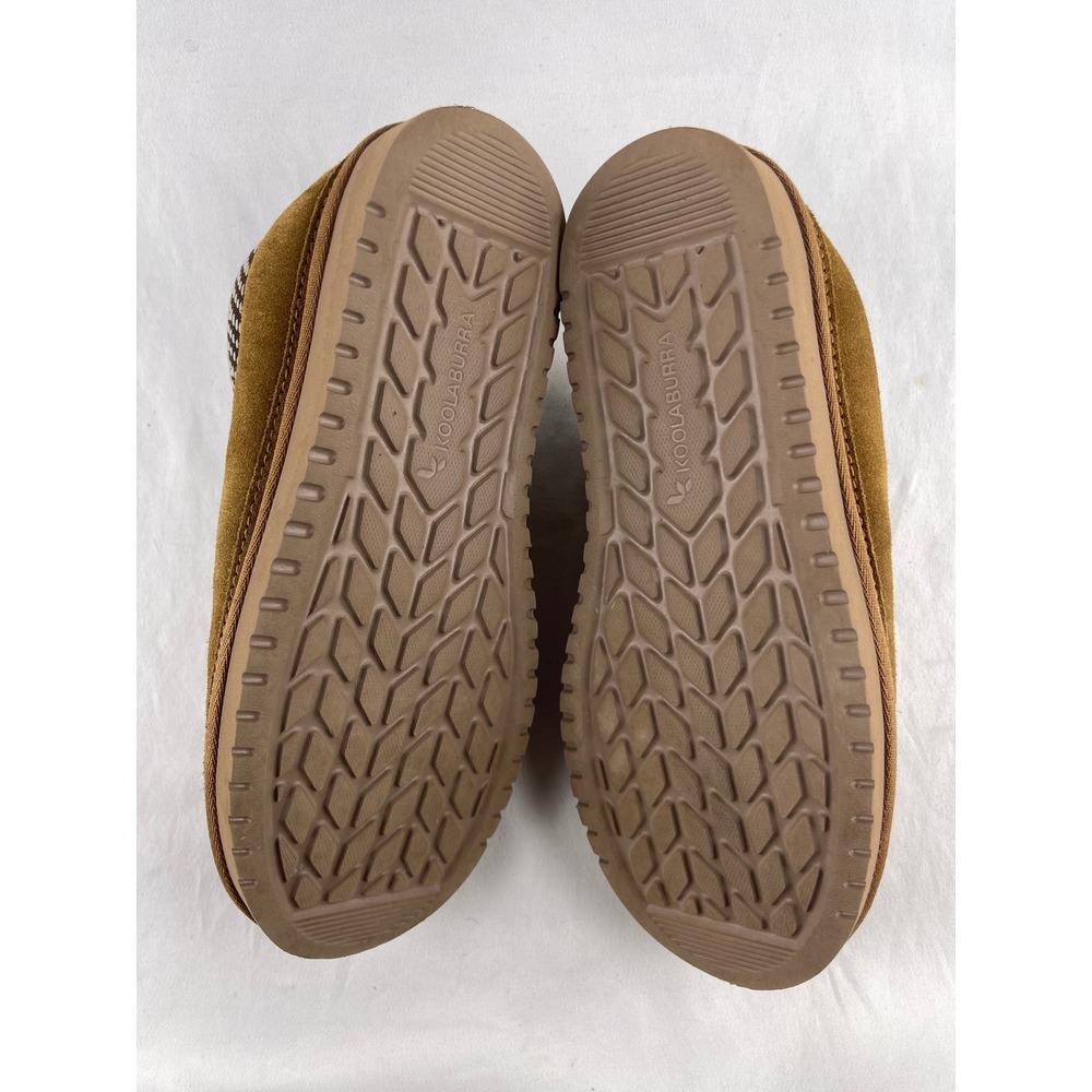 Koolaburra by UGG Burree Women 9 Chestnut Suede Faux Fur Slipper Mules Brown - Picture 9 of 9